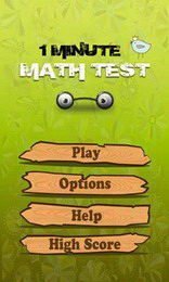 game pic for 1 Minute Math Test